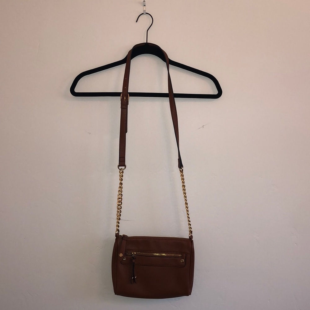 Brown & gold purse